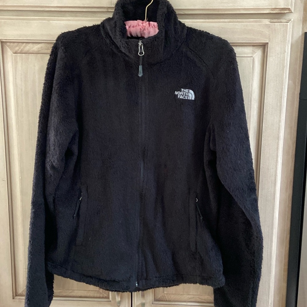 The North Face black fleece jacket sz S womens